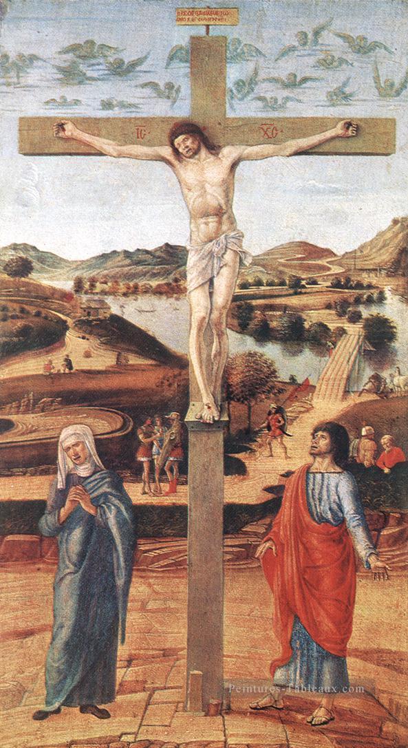 Crucifix Renaissance Giovanni Bellini Peintures à l'huile